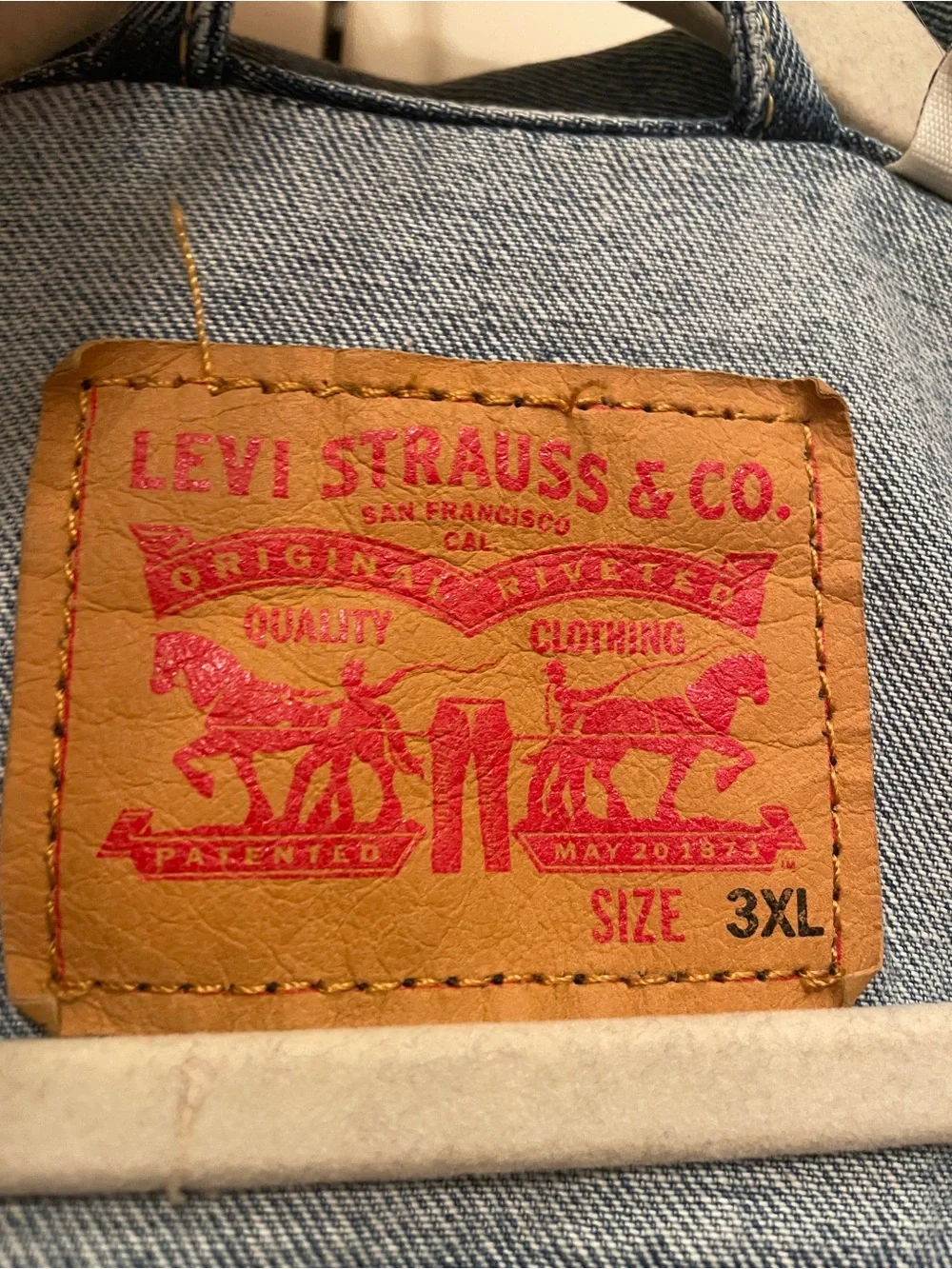 Levi's Oversized Light Blue Denim Trucker Jacket